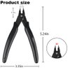 GlamorDove Hair Extension Pliers Keratin Bond Cutting Pliers Kit with 9mm Italian Glue Keratin Bonding Roll Tape Wire Flush Cutters Wire Clippers Nippers Pre-bonded Extensions Keratin Bonding Cutter