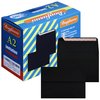 Bonfasvo 100 Pack A2 Black Invitation Envelopes 4.375 x 5.75 inches Self Seal 120GSM Kraft Paper Envelopes for Invitations Papers Photos Documents Wedding Baby Shower Easy to Seal