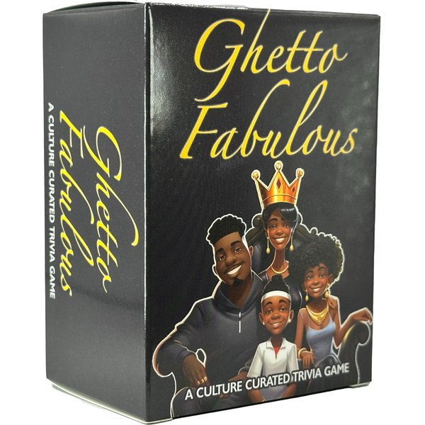 Ghetto Fabulous : A Vibrant Celebration of African-American Heritage and Legacy – Dive into Fun Blac Culture Trivia and Enjoy The Ultimate Black Owned Black Card Game Party Experience!