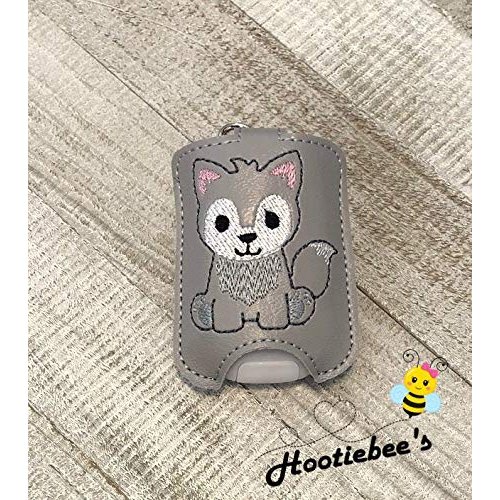 Wolf Hand Sanitizer and/or Lip Balm Holder