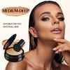 Mushroom Head Air Cushion CC Cream - BB Cream Foundation Makeup Moisturizing Concealer Long-Lasting, Cushion Foundation Full Coverage Self Adjusting for Mature Skin & All Skin Types (Medium Deep)