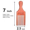 MANETURAL Beard Pick for Men 7" Handmade Afro Hair Comb - Wooden Grooming Tool for Men, Women with Wavy, Kinky, Curly Hair - Anti-Static Styling Precision"