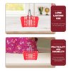 Kisangel 20Pcs Mini Shopping Basket Dollhouse Grocery Basket with Handles Plastic Picnic Basket for Pretend Play Toys, Red