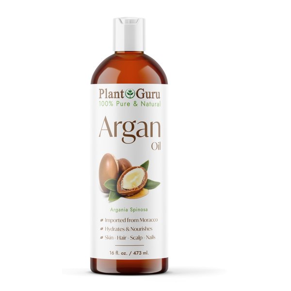 Argan Oil 16 oz. Morocco Virgin, Cold Pressed 100% Pure Natural - Stimulates Hair Growth, Skin, Face And Body Moisturizer.
