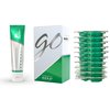 Opalescence Whitening Bundle - Opalescence Go 15% Hydrogen Peroxide Prefilled Whitening Trays and Whitening Toothpaste - Mint Flavor 5194-5166