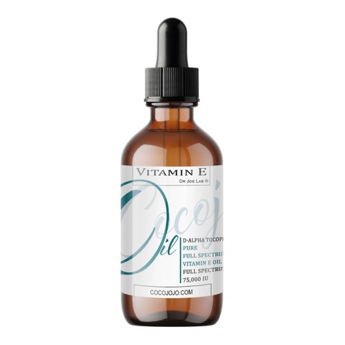 cocojojo Vitamin E Oil for Skin, Organic Vitamin E Oil for Hair, Face, Liquid Vitamin E, Vitamin E Body Oil, 100% Pure Natural Cold Pressed Unrefined, Moisturizes & Nourishes, Non GMO - 4 Oz