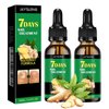 2PCS Ginger Nail Treatment, 7 Days Ginger Nail Treatment, Nail Oil Serum Ginger Nail Growth Oil