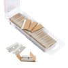 OEMTOOLS 25181 Razor Blades, 100 Pack, Steel Safety Box Cutter Replacement Blades, Removes Paint and Decals, Cuts Boxes and Cords, Fits Most Utility Knives