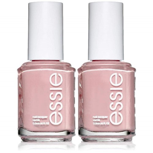 essie nail polish, hi maintenance, sheer pale pink nail polish, 0.46 fl. oz, 2 count