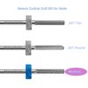BITNBITH Nail Drill Bit Cuticle Professional Safety Nail Bit Tungsten Carbide Drill Bit 3/32",for Nail Prepare Nail Bed File Dead Skin Cleaning,Manicure 2-Way Rotate Nail Home Salon Supply,Medium