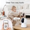 ARENTI 5g Security Camera Indoor, 4MP WiFi Cameras for Home Security, Wired Pet Dog Camera with Phone App 2.4/5Ghz PTZ Baby Monitor, Motion Detection, Auto-Tracking, 2-Way Talk, Night Vision, 2PC
