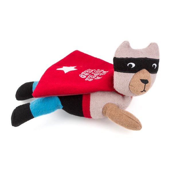 Jax & Bones Squeaky Dog Toys - 11" Tough Wool Squeak Toy for Dogs - Reinforced Seams for Moderate Chewers | Big Lou
