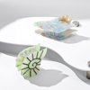 Novelty Conch Hair Clip,Acetate Claw Clips,Hair Clips for Women,Green