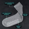 Debra Weitzner Non-Binding Loose Fit Sock - Non-Slip Diabetic Socks for Men and Women - Crew 3Pk Black