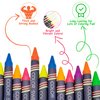 Color Swell Neon Crayons Bulk Packs - 6 Boxes of Fun Neon Crayons of Teacher Quality Durable Classroom Packs for Kids Students Party Favors