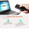 Tera Mini 1D 2D QR Wireless Barcode Scanner, Waterproof Shockproof Pocket Scanner, 3-in-1 BT & USB Wired & 2.4G Bar Code Reader Portable Image Scanner Work with iOS, Windows, Android 1100D