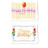 18 Assorted Birthday Cards - Blank Happy Birthday Cards - Boxed Set