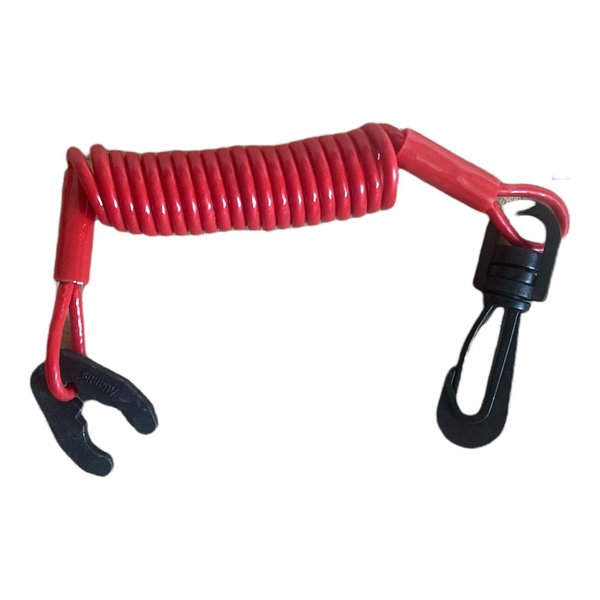 JLP Compatible with Jetski PWC Jet Ski TS Tandom Sport ZXI STX ST SS XI SC Quick Cord Lanyard Swivel Clip and Endkey Kaw Red