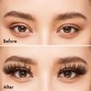 V Luxe by iEnvy False Eyelashes Real Mink Lashes Dramatic Long Eyelashes (Pale Blush)
