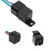 40 AMP Electric Radiator Fan Relay Kit 185 On 165 Off Electric Fan Wiring Kit with Temperature Sensor Switch Electric Cooling Fan Thermostat Kit Thermostat Radiator Fan Thermostat Switch for Fan