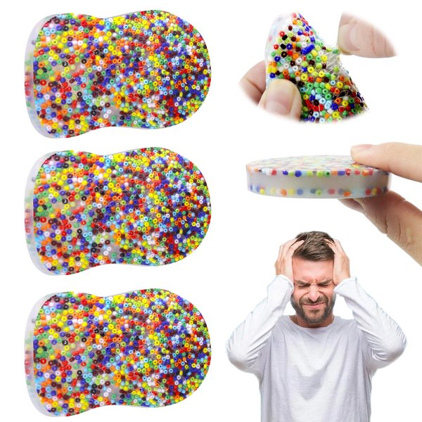 Skin Picking Fidget Toys,Pick Party Pads Anxiety,Picky Party Pad Anti Skin Picking Fidget Fidget Toy for Skin Pickers Trichotillomania Fidget Toys(3PCS-10cm)