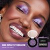 Purple Glitter Eyeshadow, Bright Lavender Dark Diamond Eyeshadow Smokey Look, Longwear Flashy Purple Violet Eye Glitters, Rich Pigment Sparkly Shimmer Finish Eye Makeup,Blendable Talc Free(7H Magic)