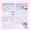 MISSELF Nail Stand for Painting Nails, Nail Stands for Press Ons with Putty, Acrylic Nail Art Stand Nail Holder for Fake Nails Practice Magnetic Crystal 2 Sets