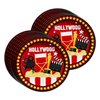 Hollywood Movie Night Birthday Party Supplies Set Plates Napkins Cups Tableware Kit for 16