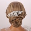 Rumtock Wedding Bridal Big Statement Hair Comb Bridesmaid Side Combs for Women Girls Boho Vintage Hair Piece