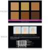 SHANY Foundation Cream Contour & Highlight Makeup Palette with Mirror - 6 Color Foundation Palette - FOUNDATION