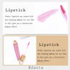 Edanta Matte Lipstick Glitter Liquid Lipsticks Metallic Lip Gloss Velvet Cream Lipgloss Waterproof Long Lasting Lips Makeup Cosmetis for Women and Girls Pack of 1 (Pink 19)