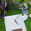 Style In Print Golf Towel USA Flag and Golf Ball Cotton Bag Accessories White
