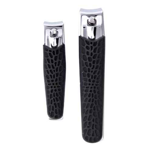 Barbasol Precision Non Slip Stainless Steel Nail Clipper Set (2 Pack)