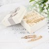 Framendino, 15 Pack Gold Hair Pins Hair Clips Safety Pin Shape Hairpins Barrettes Goth Hair Pins for Women Girls Hair Accessories