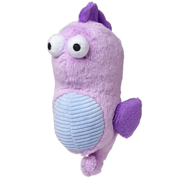MewaJump Soft Stuffed Squeaky Dog Chew Toy, Seahorse Pattern, Plush Squeak Dog Toy, Cotton Material, Durable for Puppy, Small and Medium Breed