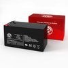 AJC Battery Compatible with Portalac PE12V1.2 12V 1.3Ah Emergency Light Battery