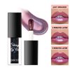Bekoeen 2Pcs Magic Color Changing Lip Oil,Moisturizing Glimmer Lip Oil,Big Brush Color Changing Lip Oil,Smooth Non-Sticky Lip Gloss Oil Lip Balm, Fresh Girl's Lip Care(Rose pink)