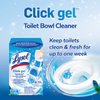 Lysol Click Gel Automatic Toilet Bowl Cleaner, Gel Toilet Bowl Cleaner, For Cleaning and Refreshing, Ocean Fresh, 6 Applicators per pack