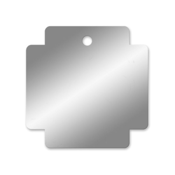 Aluminum Stamping Blanks - Wide Cross Tags - 25/Pk - C