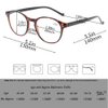 NORPERWIS 5 Pairs Reading Glasses - Standard Fit Spring Hinge Readers Glasses for Men and Women (5 Pack Mix Color, 6.00)