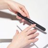 Tweezerman Manicure Kit Includes Nail Clipper Nail Buffer Block 2 Nail Files, Black
