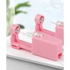 Ear Piercing Kits,Body Piercing Kits,6 Pack Disposable Self Ear Piercing Gun Tool with 5mm Cubic Zirconia Stud Earrings (Pink)