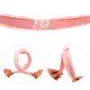 GAFATORY Pink Sequin Headband Sparkly Glitter Headband for Girls Knotted Hair Band Pink Hair Accessories Fashion Headbands for Women Twist Hairband
