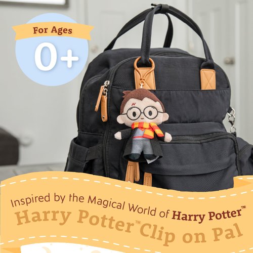 Harry Potter Plush Clip On Stroller Toys Sensory Toys for Toddlers 1-3, Halloween Baby Toys & Learning Toys for Kids, Soft Plushie Baby Halloween Toys