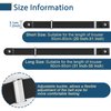 【4 Pcs】No Buckle Stretch Belt for Womens and Men Elastic Waist Belt Invisible Belts for Jeans Pants Dresses Skirts (S-M:Waist Size 20''-35'', 4Pcs Set A)