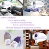 Sachet Empty Bags Linen Fabric Bags Organza Gauze Bags for Lavender, Spice and Herbs (12pcs Purple Drawstring Bag)