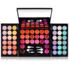SHANY All About That Face Makeup Kit - All in one Beginner Makeup Set - Eye Shadows, Lip Colors, Face Makeup, Cosmetics applicators & More.