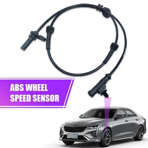 getfay 1 PC Car ABS Anti-Lock Brake Wheel Speed Sensor, Safe Travel Flange Installation Standard Replacement OEM #3630050U2010 Left Rear Wheel Accessories, Compatible with Heyue Models (Black)