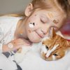 Crazy Night Cute Cat Temporary Tattoos - 75 Glitter Styles,Let's Pawty Birthday Party Supplies, Meow Party Favors