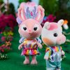 Sunny Days Entertainment Honey Bee Acres Rainbow Ridge Pals – 9 Miniature Flocked Dolls | Small Fantasy Collectible Figures | Pretend Play Toys for Kids